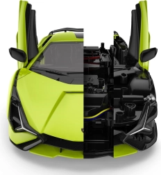 Lamborghini Sian zeleni model 1:18 od Rastar - daljinski upravljani auto s body kitom