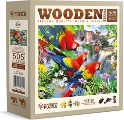 Drvene puzzle Otok papiga 505 dijelova WOODEN CITY