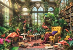 Slagalica Knjižnica u Stakleniku 1000 dijelova