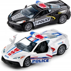Metalni policijski automobil 12 cm