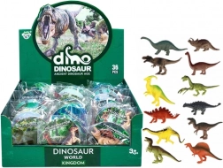figura dinosaura s karticom i nazivom