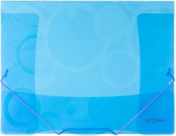 Mapa s gumicom A4 plava