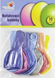 Metalni napuhujući baloni 26 cm – set od 10 kom