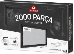 Crni okvir za puzzle 96x68 cm