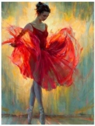 Dijamantna mozaika - Baletka