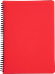 Spiralni blok A4 Classic crveni