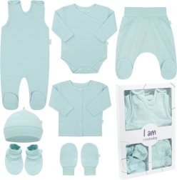 Dječji komplet za rodilište New Baby I AM plavi