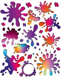 Šarene termoljepljive zakrpe Naplamki – set za odjeću