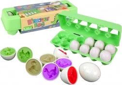 Edukativna dinosaurova jaja – sorter oblika, 12 kom