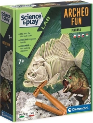 Clementoni Science & Play ArcheoFun: piranja koja svijetli u mraku