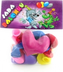 Napuhávajući baloni u obliku srca, 7 komada