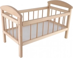 Veliki drveni krevetić za lutke