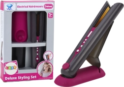 Igračka pegla za kosu s držačem, svjetlom i zvukom