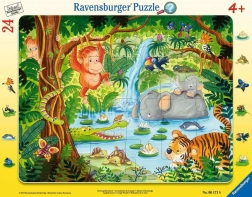 Ravensburger puzzle Prijatelji iz džungle 24 dijelova