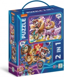 Dječje puzzle Psići u ophodnji spašavaju svijet 2u1