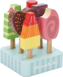 Wooden Ice Lollies with Stand Le Toy Van - 6 pcs