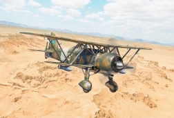 Model aviona Fiat CR.42 Falco noćni lovac