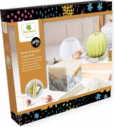 Make it! izrada svijeća i svijećnjaka – kreativni set od sojinog voska i jesmonita