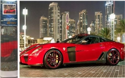 Norimpex Dijamantno slikanje Crveni auto 30x40 cm