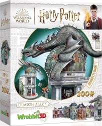 3D puzzle WREBBIT Harry Potter: Gringottova banka 300 dijelova
