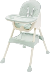 BABY MIX Nora High Chair, dusty green