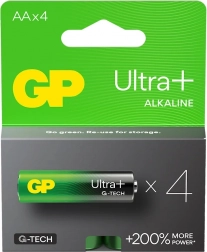 Alkalne baterije GP Ultra+ AA 4 kom