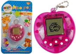 Elektronička igra TAMAGOTCHI ružičasta s kratkim lančićem