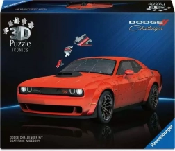 3D puzzle Ravensburger Iconics: Dodge Challenger R/T Scat Pack Widebody – 108 dijelova