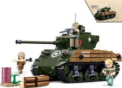 Sluban Army WW2 borbeni tenk M4A3 Sherman građevna set-kocke