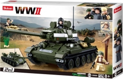 Sluban WWII Sovjetski tenk T-34/85 2u1