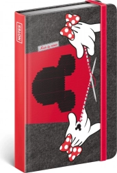 Linirani notes Minnie Mouse 11 × 16 cm, 172 stranica