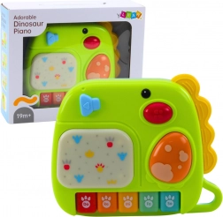 Interaktivni dječji pianino dinosaur zelene boje