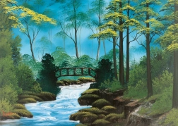 Puzzle Bob Ross: Osamljeni most 1000 dijelova