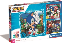 Puzzle 3×48 dijelova CLEMENTONI SONIC