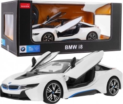 Daljinski upravljani model BMW i8 1:14 bijeli od RASTAR-a, 2,4 GHz