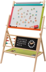 Drvena ploča za djecu 2u1 Montessori BABY MIX