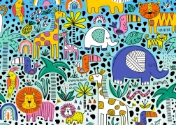 ENJOY puzzle 1000 dijelova – doodle safari