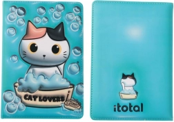 Bilježnica A5 plava u tvrdim koricama s pjenastim premazom 96 listova