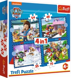 Puzzle 4u1 Paw Patrol – Pseće priče