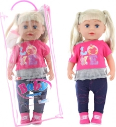 Plavokosa lutka 45 cm s bočicom