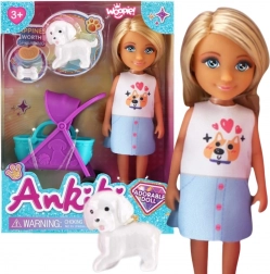 Woopie Royal lutka s kolicima i psićem