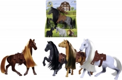 igračka konj 19 cm sa sedlom i češljem – NATURE WORLD