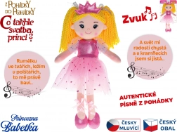 Lutka princeza Babetka 35 cm pjeva na češkom