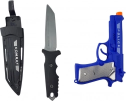 Policijski set igračka PLEJO sa zvučnim pištoljem i nožem