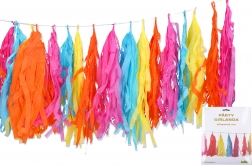 Višebojna resasta girlanda