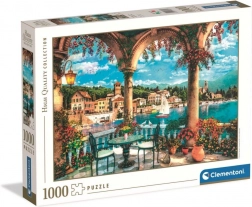 Puzzle 1000 dijelova BALCONY VIEW OF LAKE COMO od Clementoni