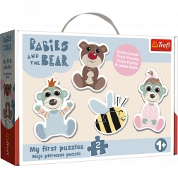 Puzzle Baby Classic Prijateljstvo beba – BOBAŠKI I MIŠ (Trefl)