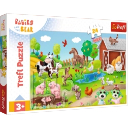 Puzzle 24 maxi BOBASKI I ŽIVOTINJE Trefl
