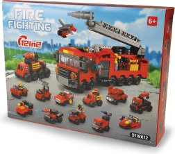 Konstrukcijski set vatrogasnih vozila 12 u 1