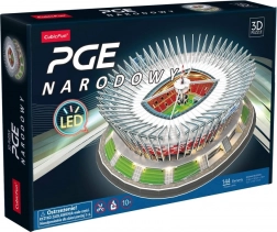 Puzzle 3D PGE Narodowy LED verzija